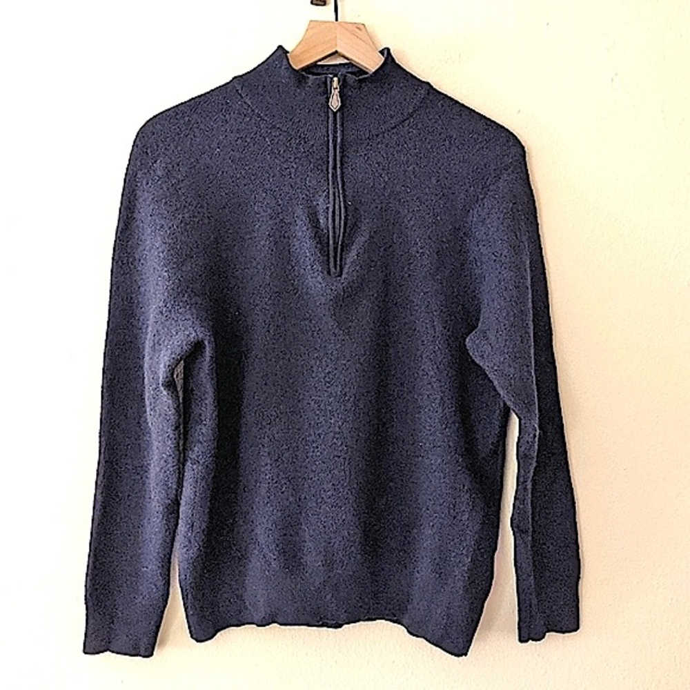 Brooks Brothers Merino Wool Half Zip Pullover size Medium